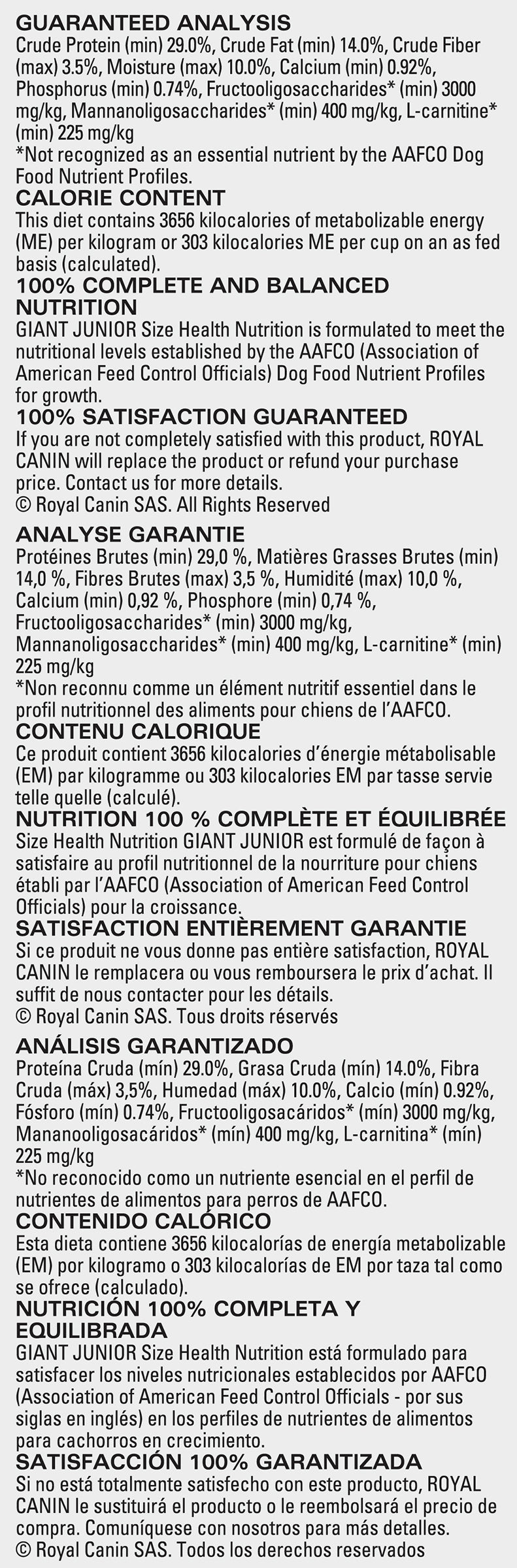 Royal Canin® Size Health Nutrition™ Giant Junior Dry Dog Food