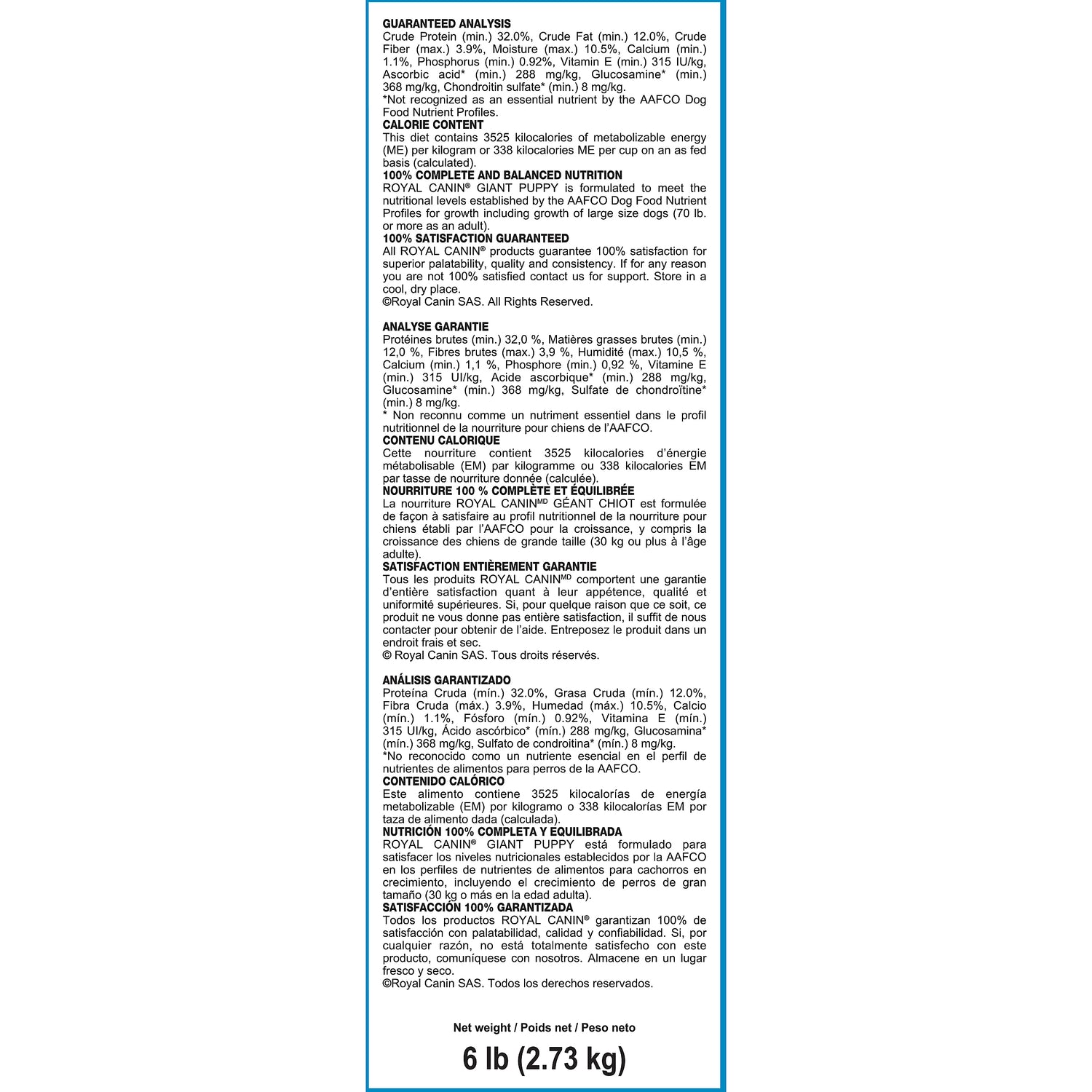 Royal Canin® Size Health Nutrition™ Giant Puppy Dry Puppy Food