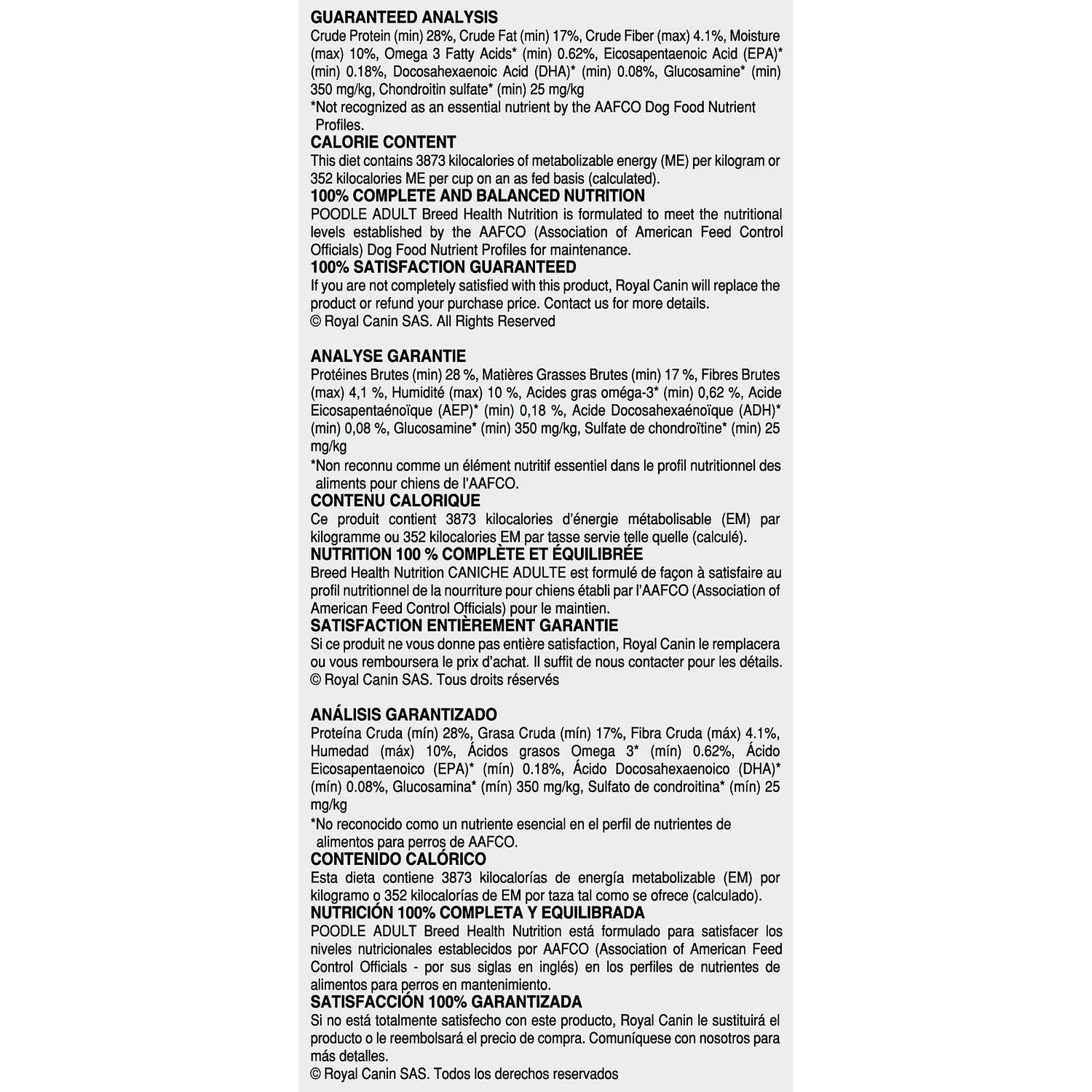 Royal Canin® Breed Health Nutrition® Poodle Adult Dry Dog Food
