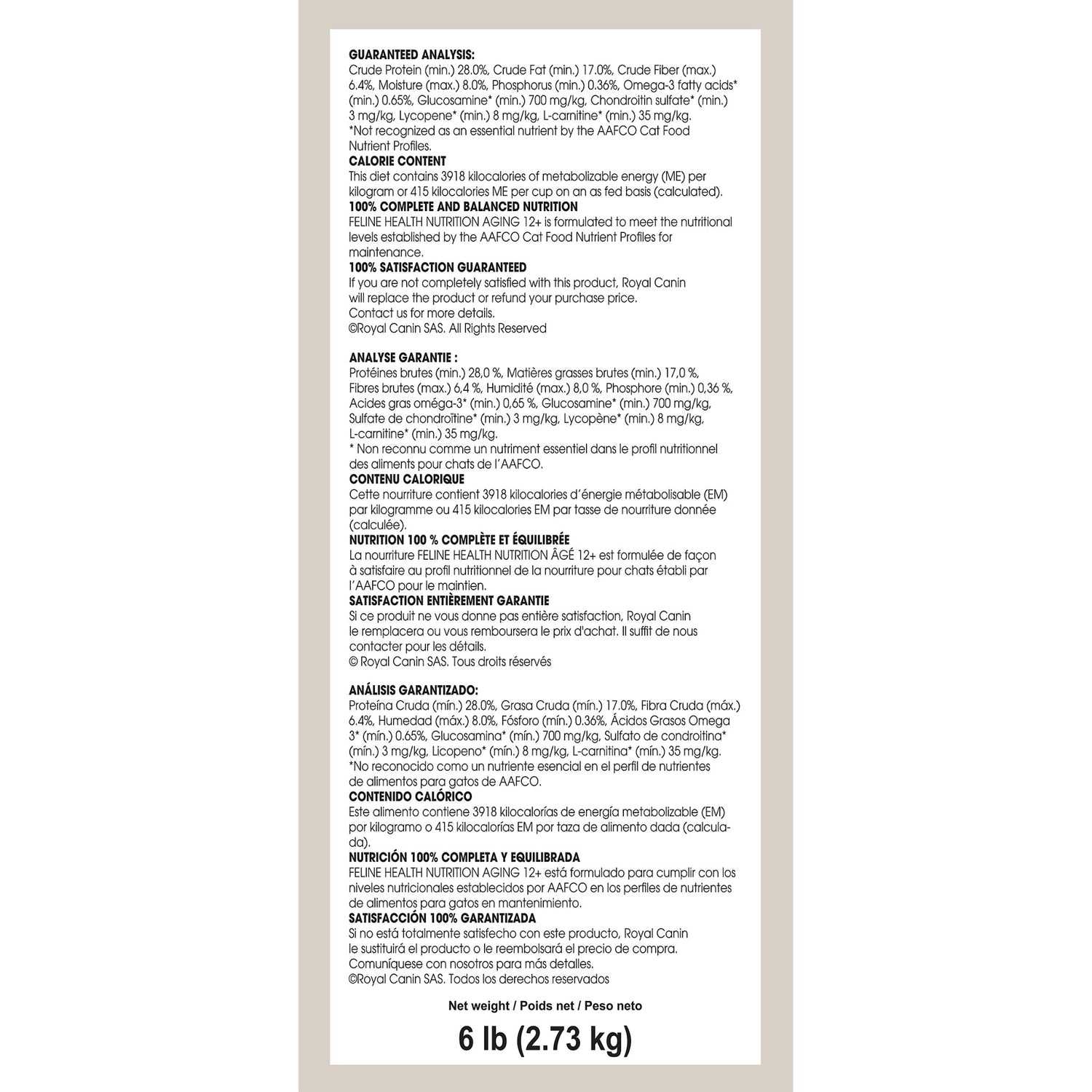 Royal Canin® Feline Health Nutrition™ Aging 12+ Dry Adult Cat Food