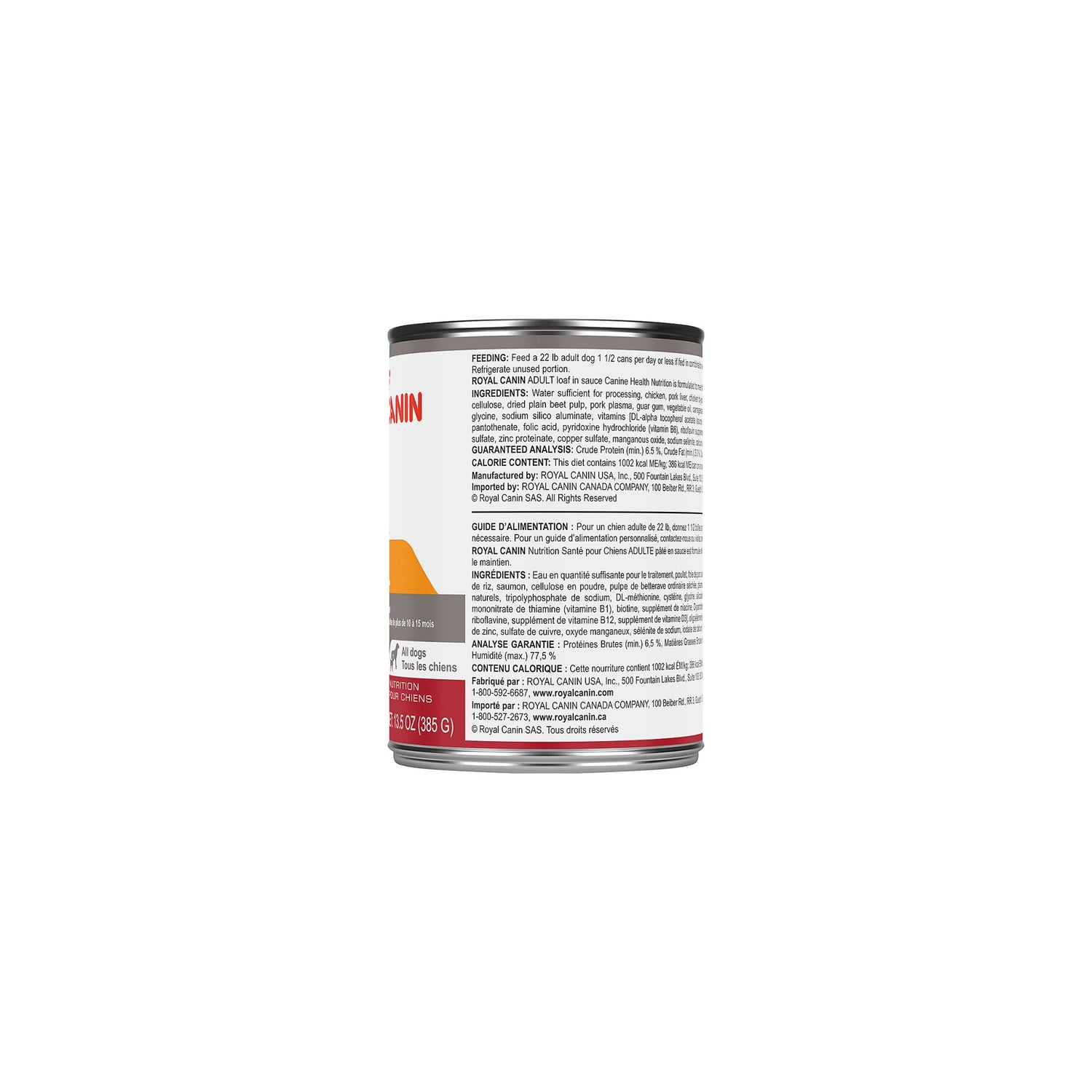 Royal Canin® Canine Health Nutrition™ Adult Loaf in Sauce Canned Dog Food
