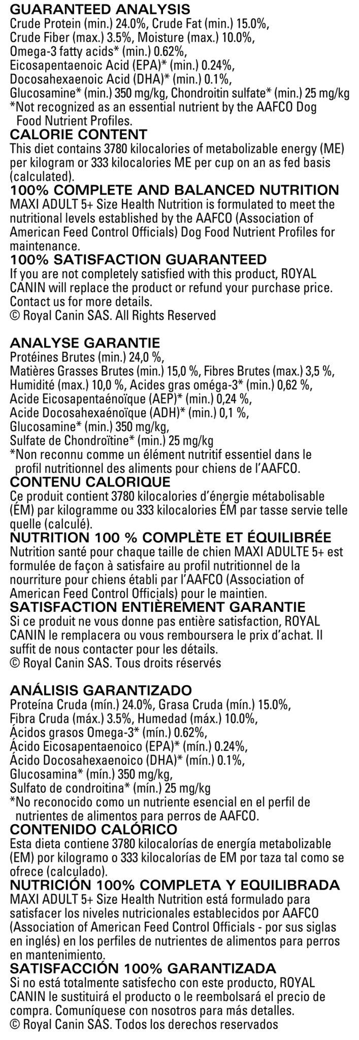 Royal Canin® Size Health Nutrition™ Large Adult Dry Dog Food