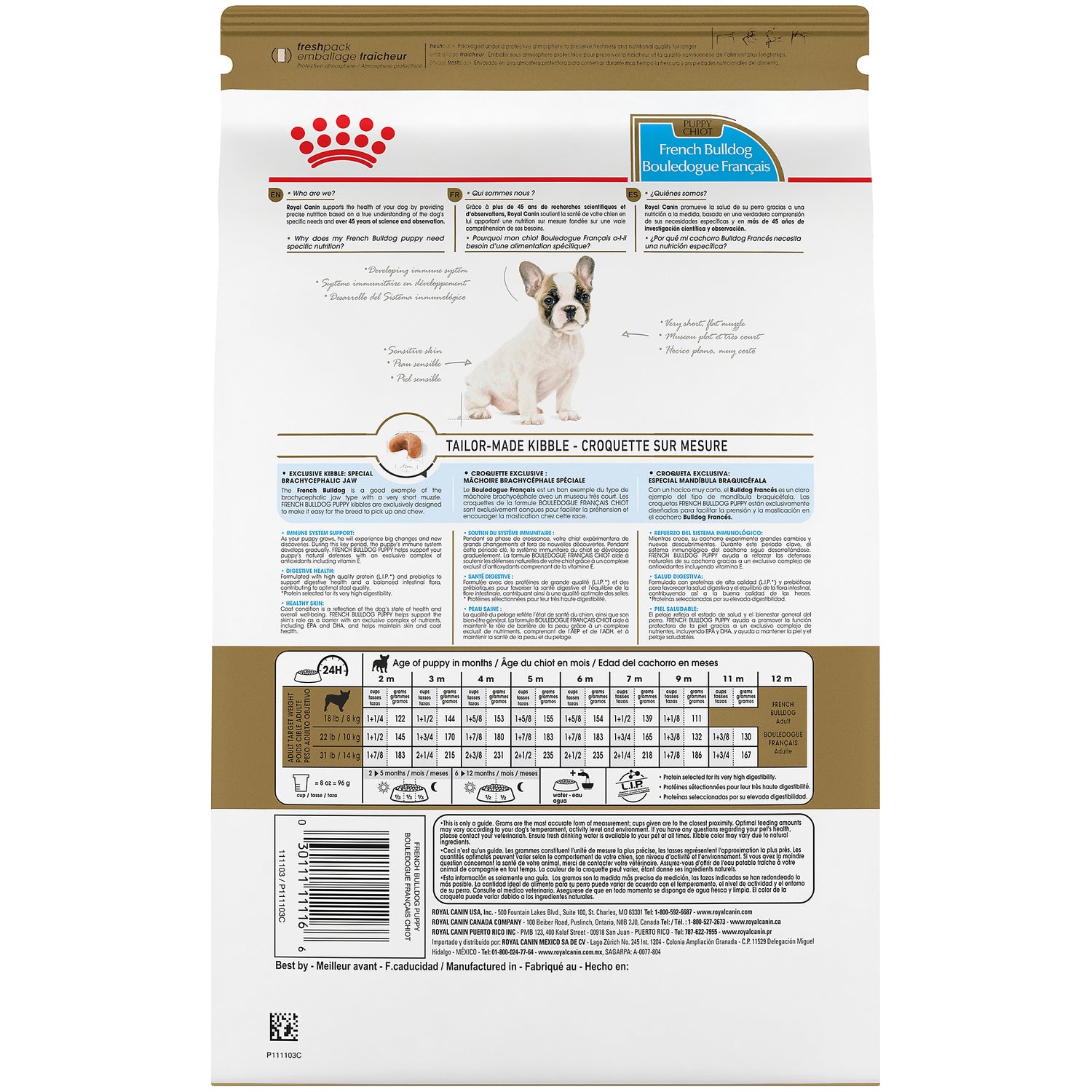 ROYAL CANIN Nutrition Santé de Race BOULEDOGUE FRANÇAIS CHIOT – nourriture sèche pour chiots