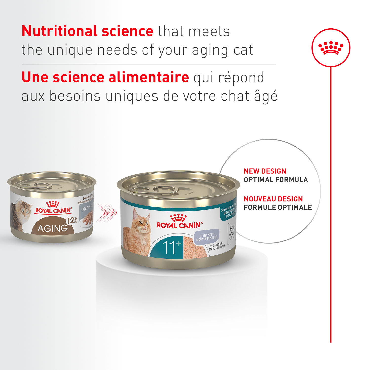 Royal Canin® Feline Health Nutrition™ Aging 11+ Ultra Soft Mousse Canned Cat Food