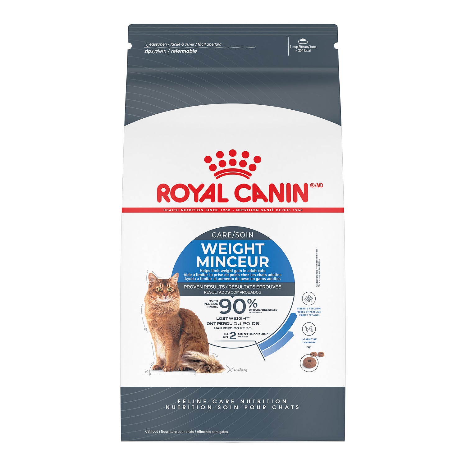 SOIN MINCEUR – nourriture sèche pour chats