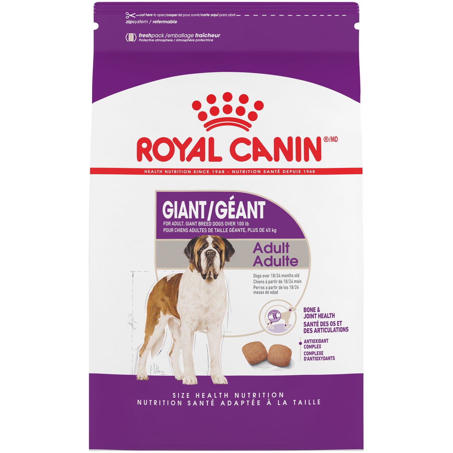 ROYAL CANIN Nutrition Santé et Taille GÉANT ADULTE – nourriture sèche pour chiens