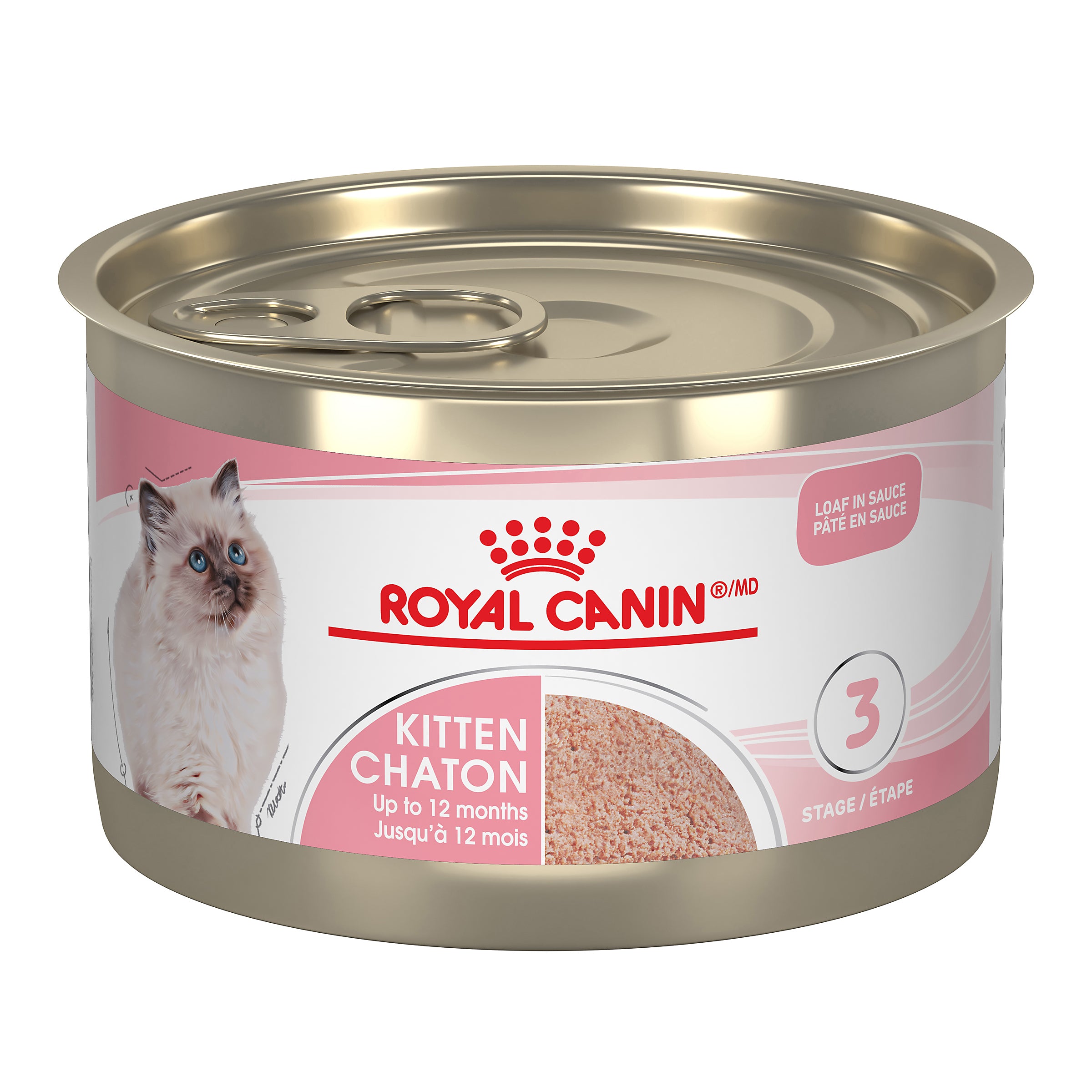 Royal Canin Feline Health Nutrition Kitten Loaf In Sauce Canned Cat Food