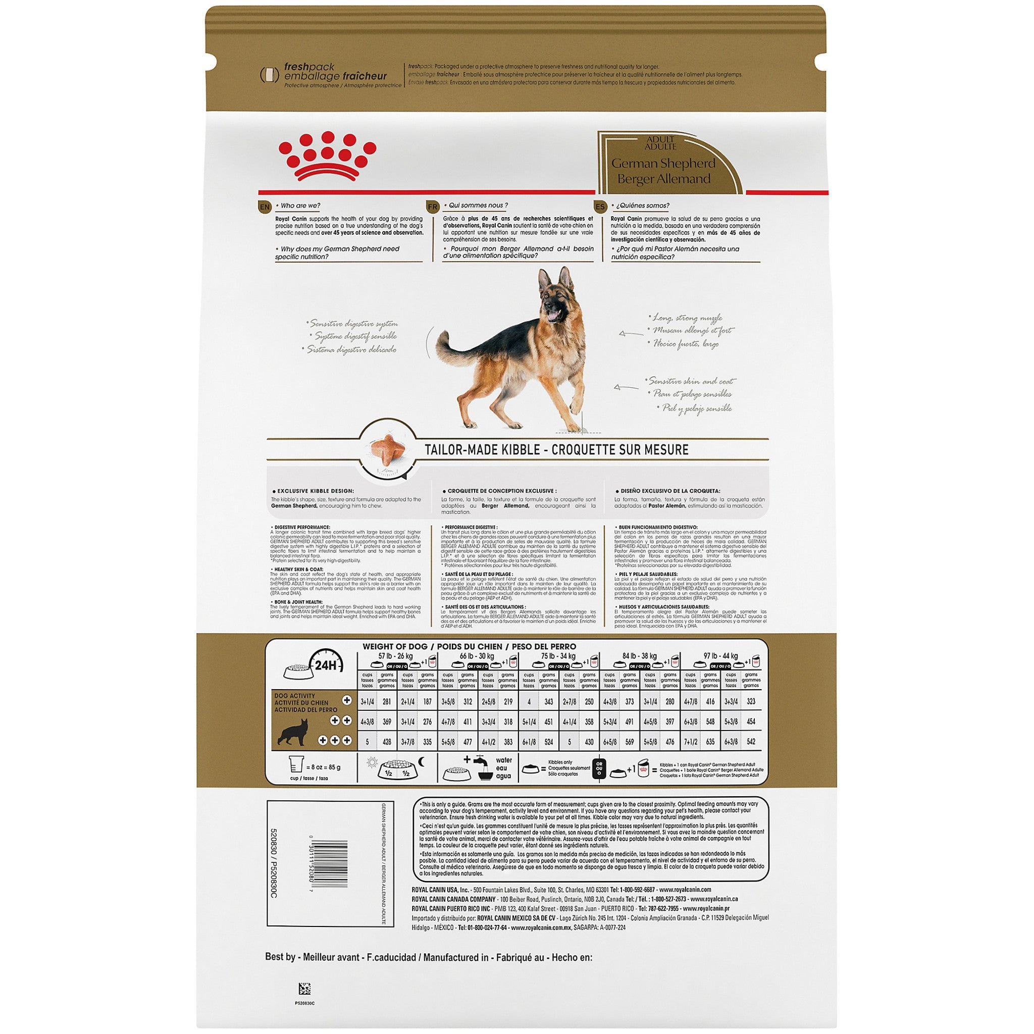 Healthy dog food outlet for german shepherd