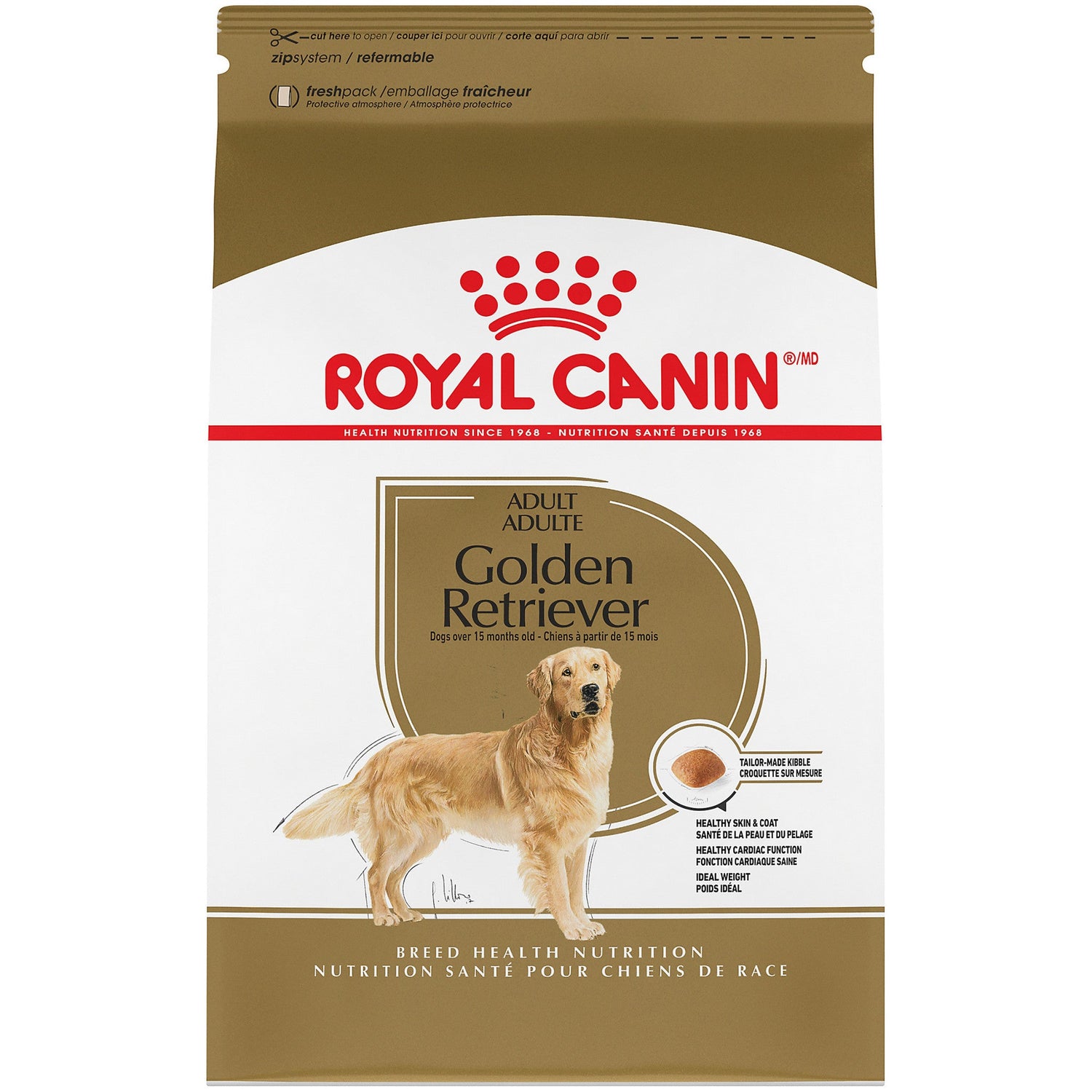 ROYAL CANIN Nutrition Santé de Race GOLDEN RETRIEVER ADULTE – nourriture sèche pour chiens