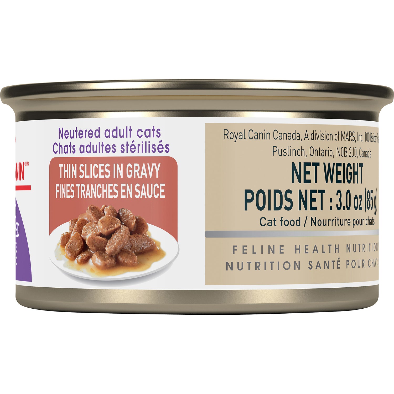 Royal Canin® Feline Health Nutrition™ Spayed/Neutered Thin Slices In Gravy Canned Cat Food